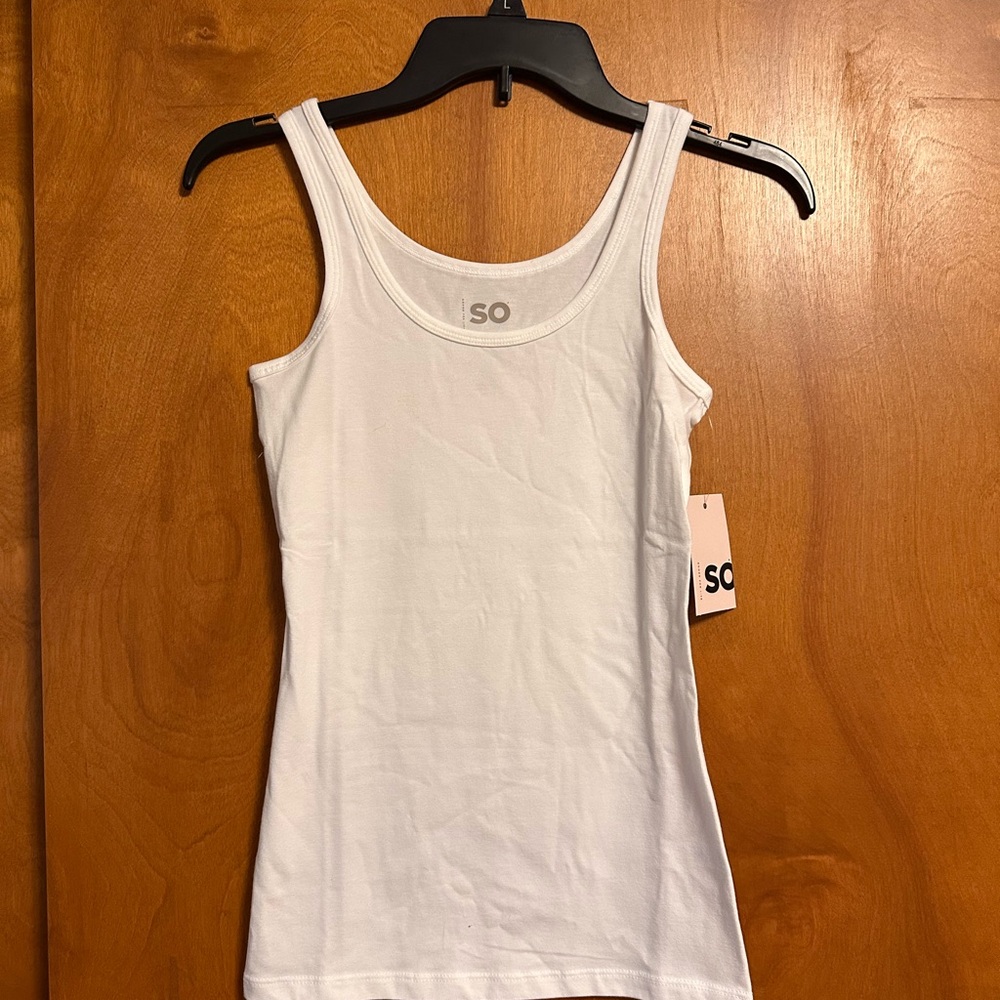 SO Classic White Tank Top